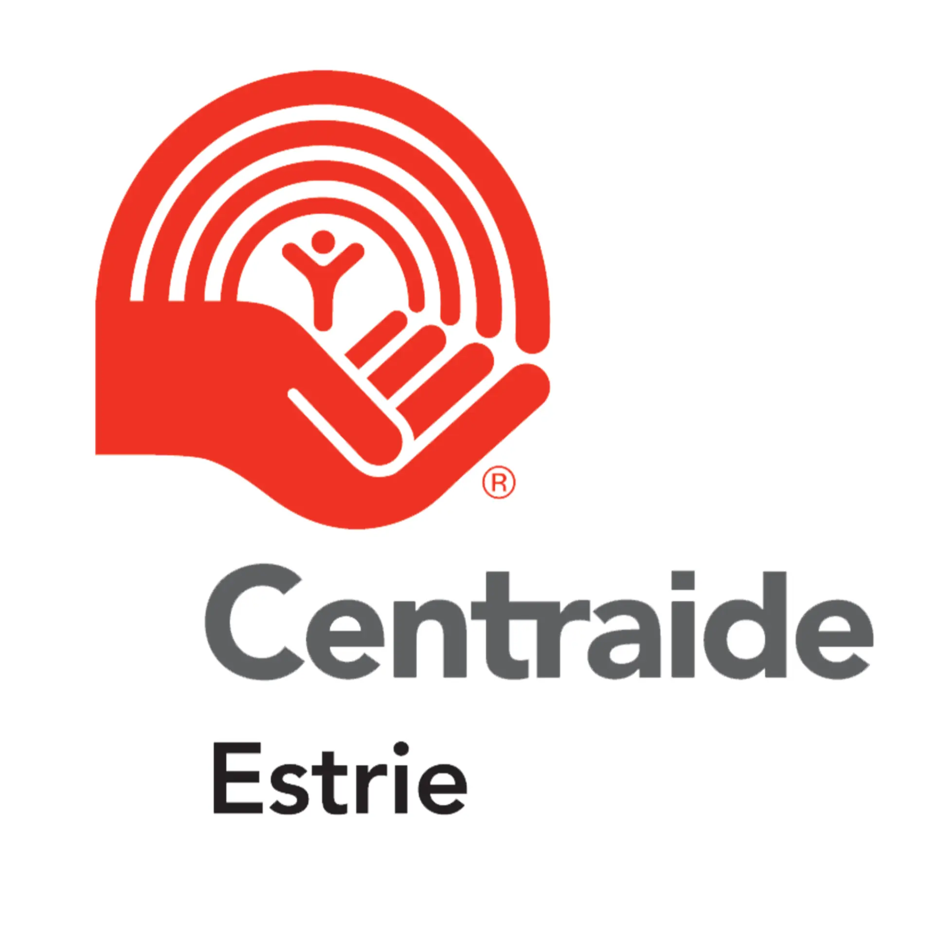 Logo de Centraide Estrie, partenaire de la Chambre de commerce et d'industrie de Sherbrooke, contribuant au dynamisme économique local.